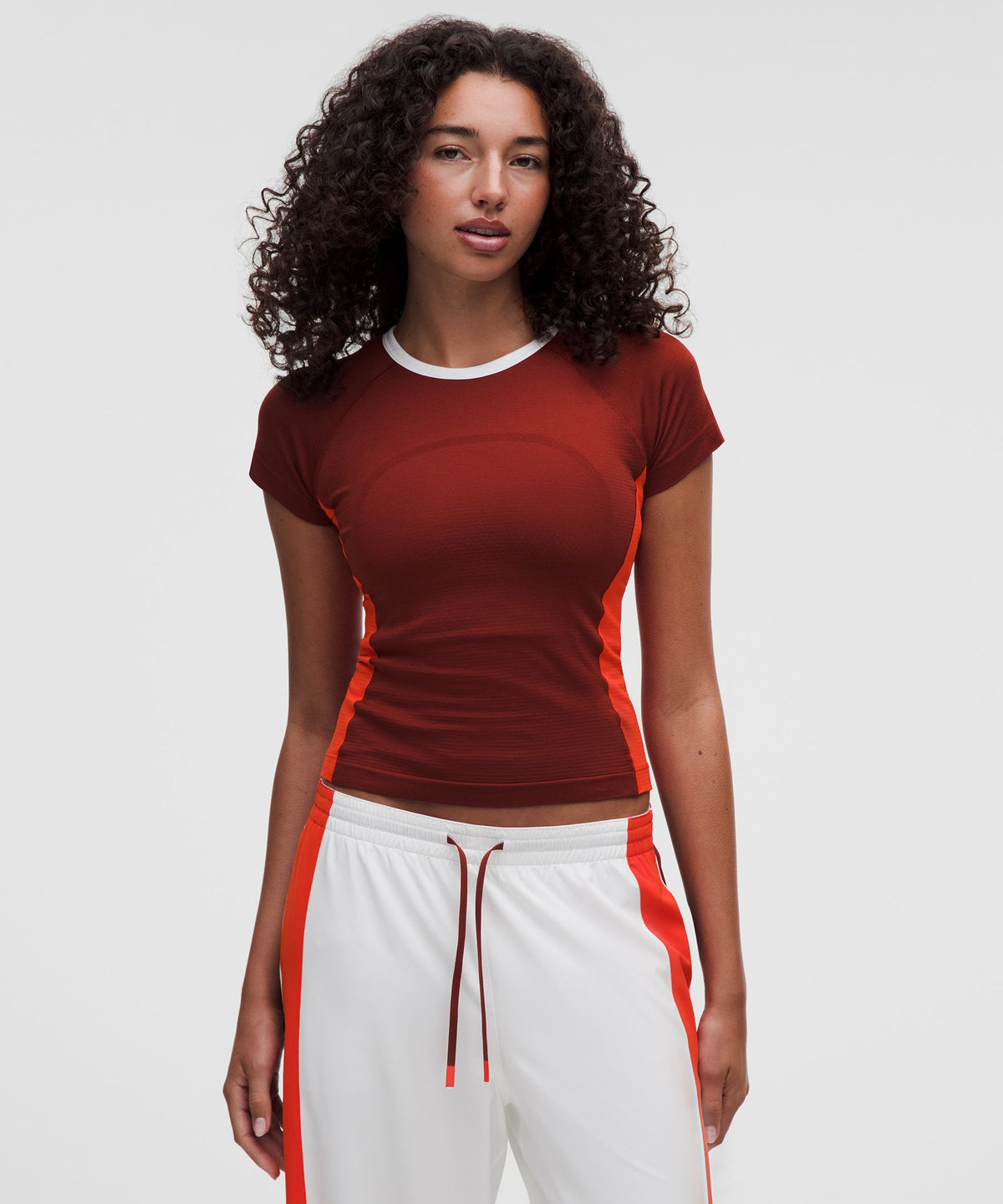 Swiftly Tech Short-Sleeve Shirt 2.0 Waist LengthColourblock