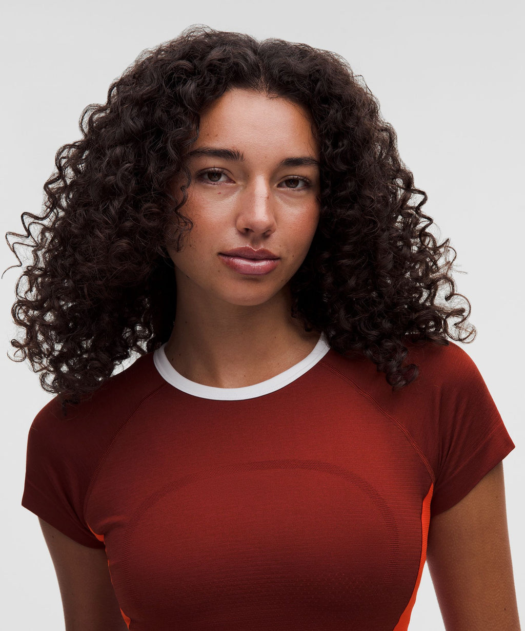 Swiftly Tech Short-Sleeve Shirt 2.0 Waist LengthColourblock
