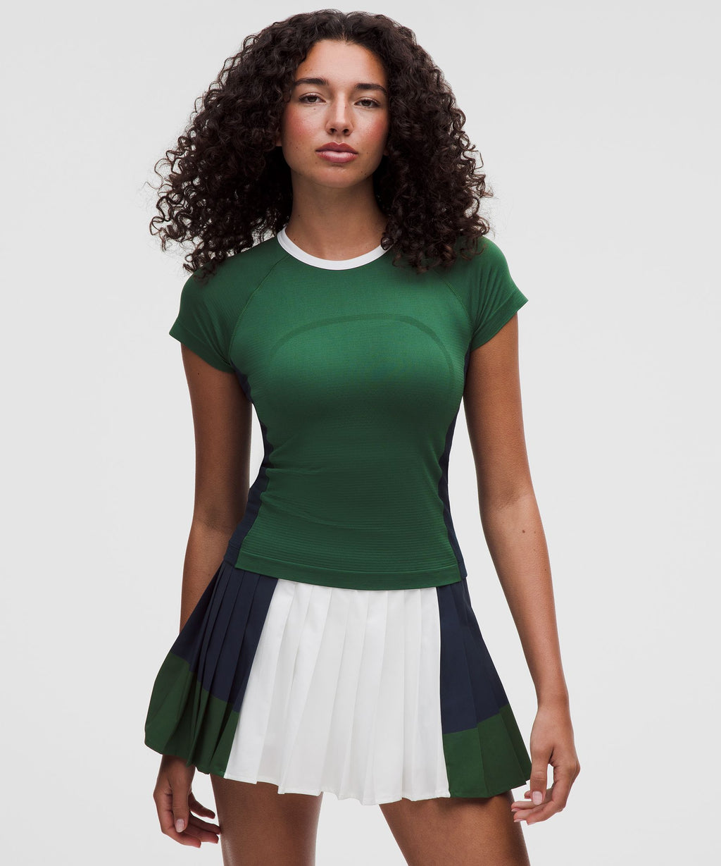 Swiftly Tech Short-Sleeve Shirt 2.0 Waist LengthColourblock