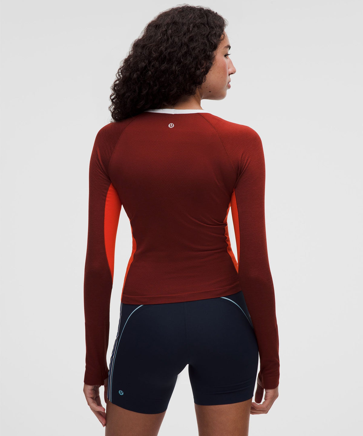 Swiftly Tech Long-Sleeve 2.0 Waist LengthColour Block
