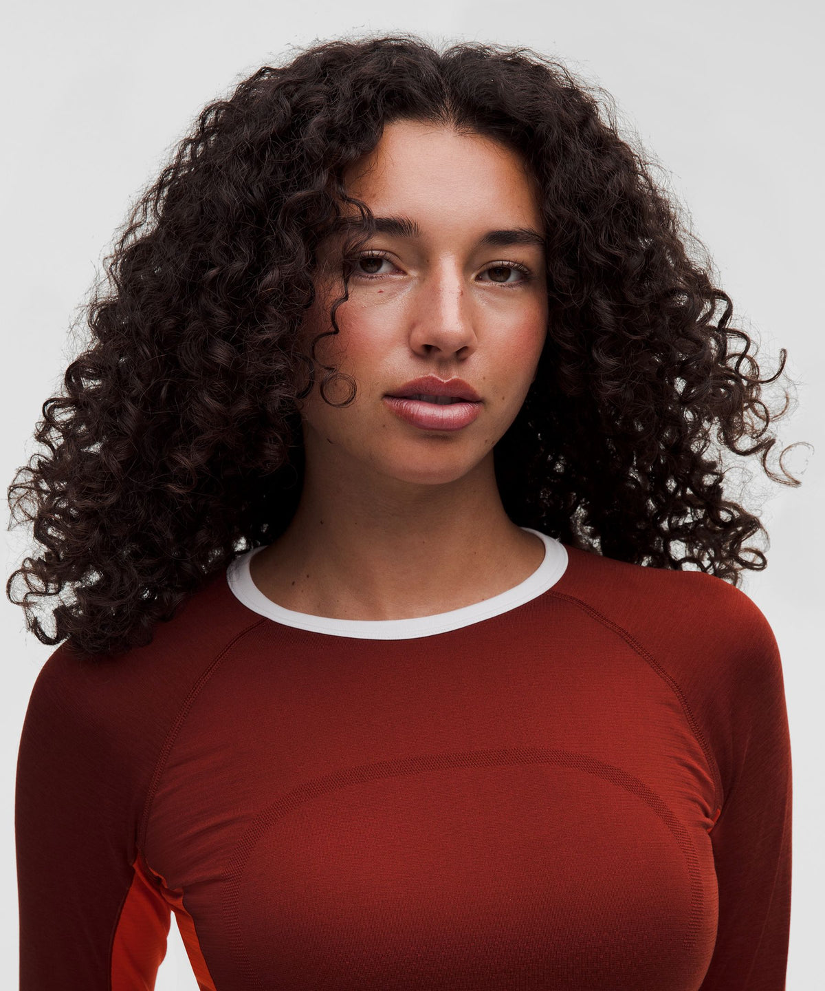 Swiftly Tech Long-Sleeve 2.0 Waist LengthColour Block