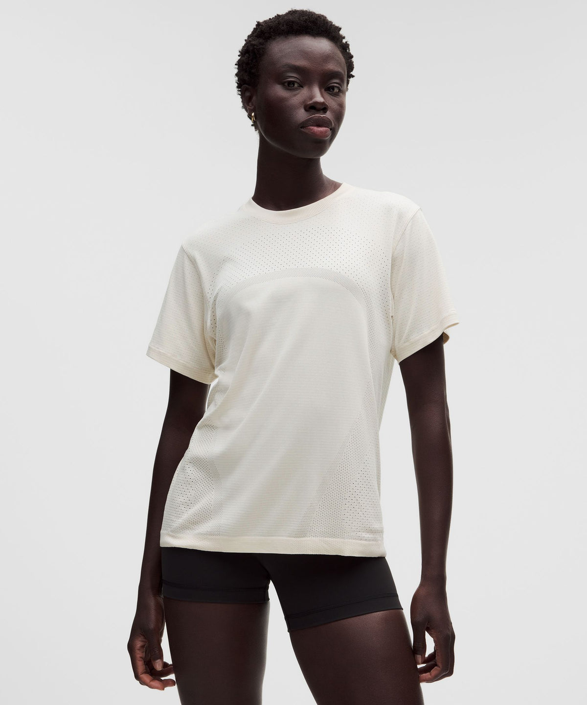 Swiftly Relaxed Short-Sleeve Shirt Hip LengthLogo