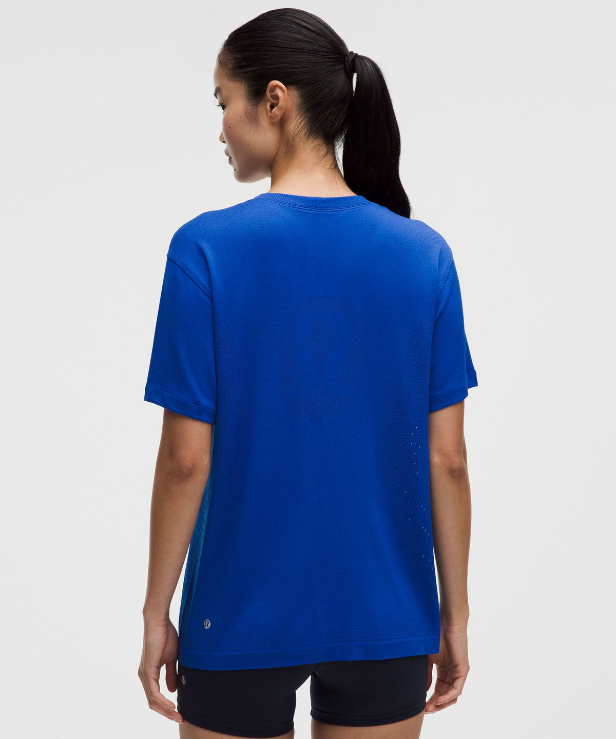 Swiftly Relaxed Short-Sleeve Shirt Hip LengthLogo