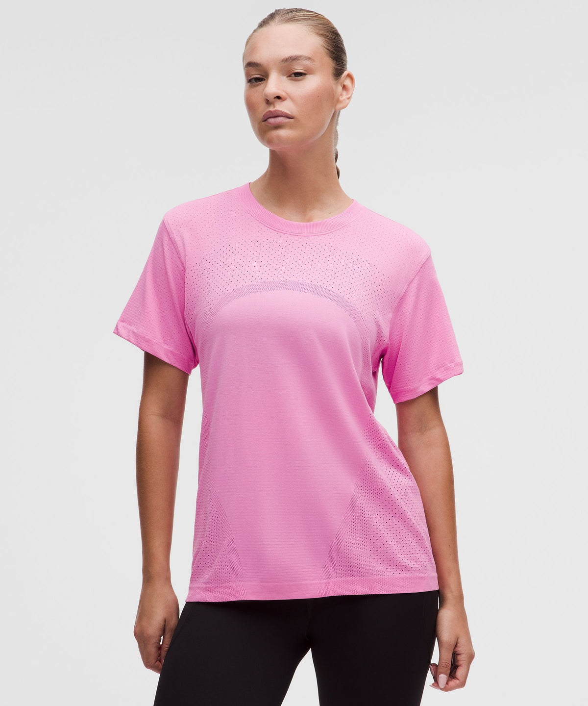 Swiftly Relaxed Short-Sleeve Shirt Hip LengthLogo