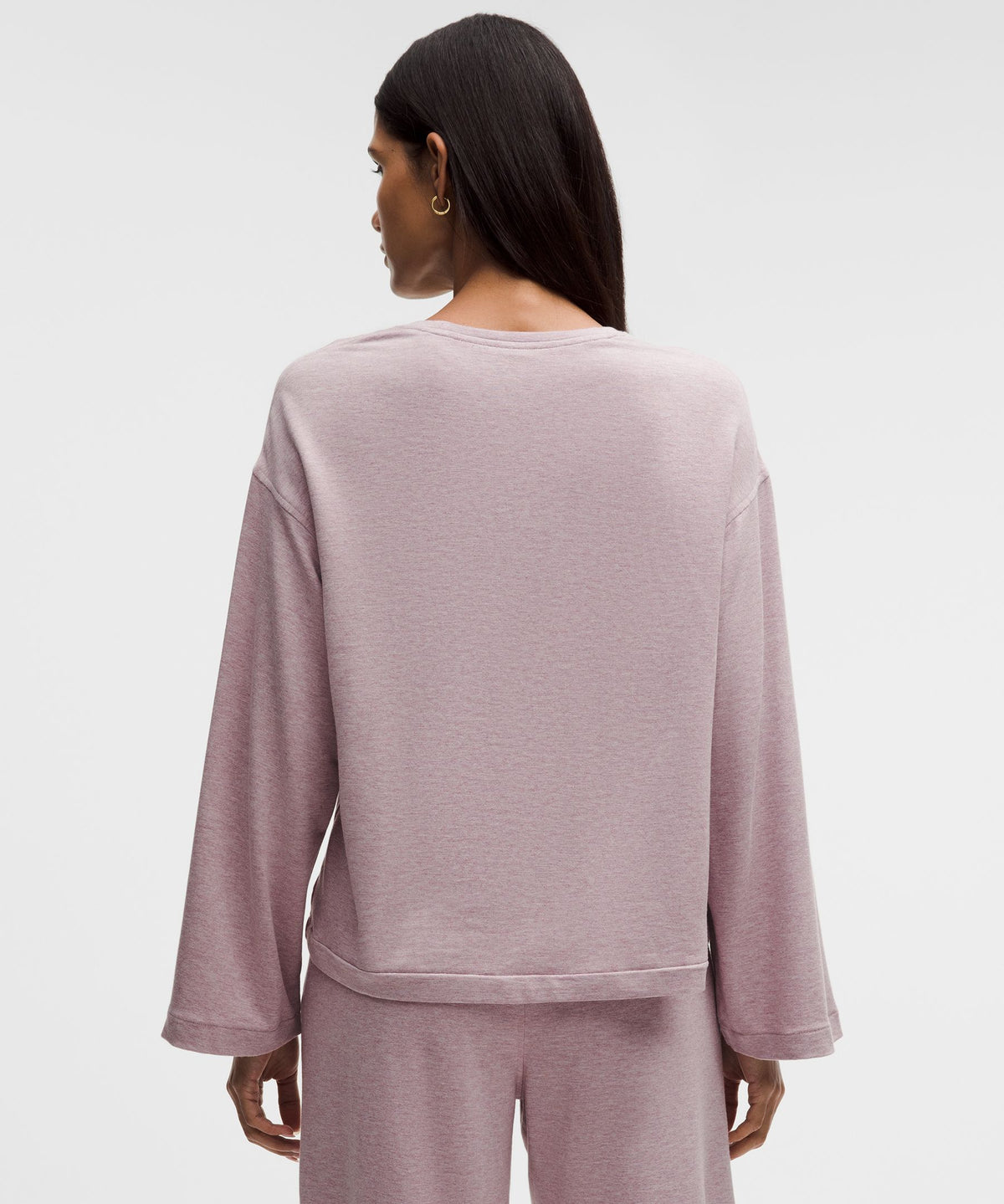 BeCalm V-Neck Bell Sleeve Shirt