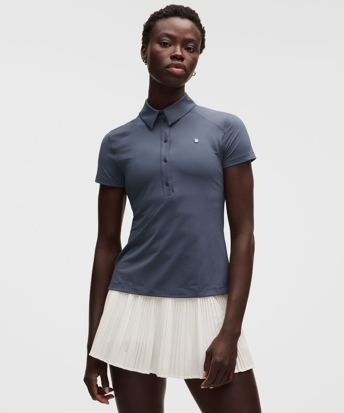 Quick-Dry Short-Sleeve Polo Shirt Straight HemLogo