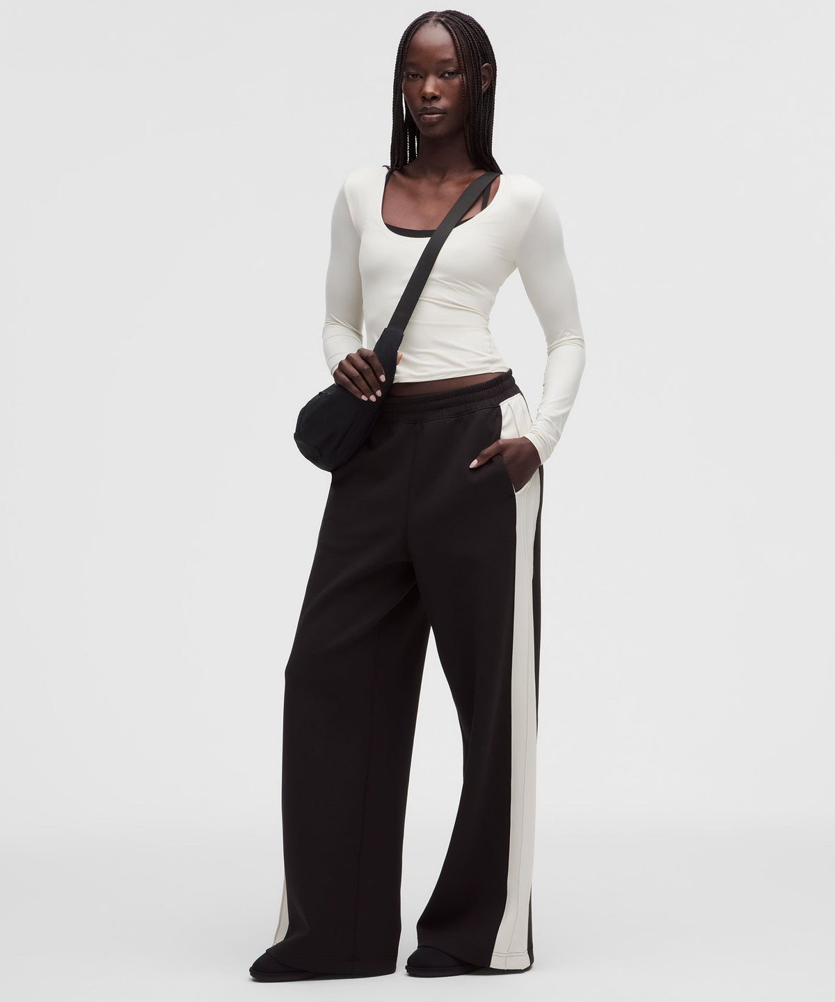 Wundermost Ultra-Soft Nulu Scoopneck Long-Sleeve Shirt