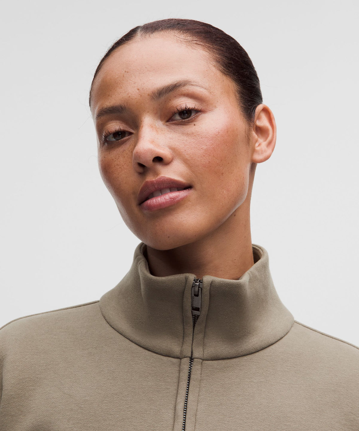 Women's Steady State SuperLoft Funnel-Neck Half Zip
