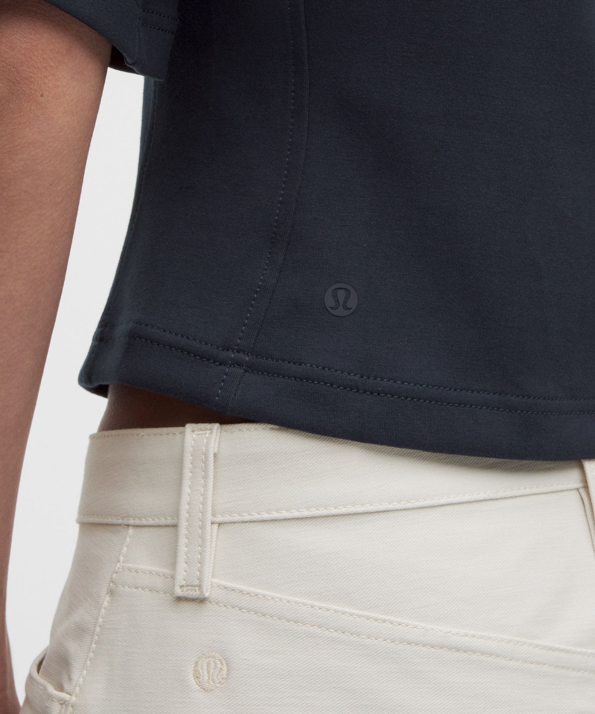 Double-Knit Relaxed Short-Sleeve Shirt
