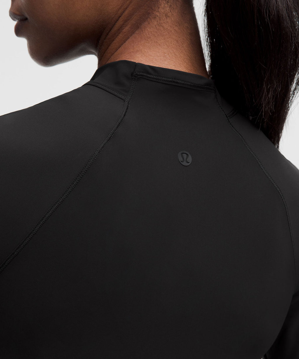 Lightweight Mockneck Short-Sleeve Shirt