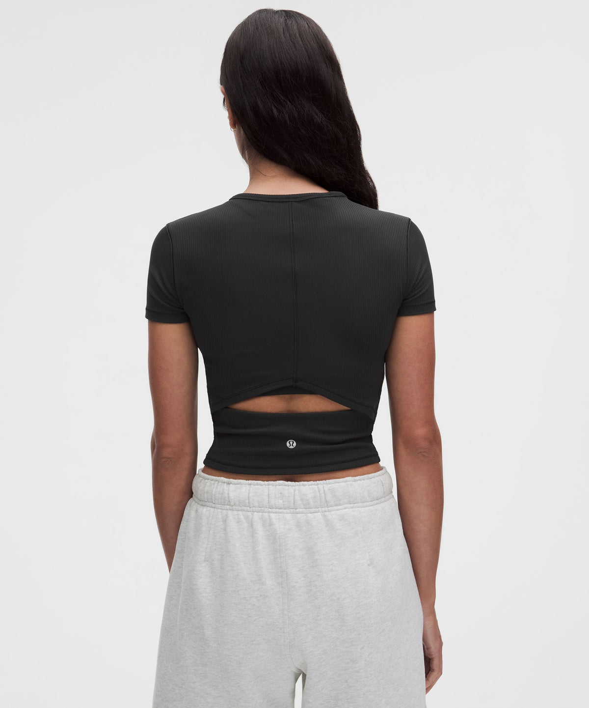All It Takes Ribbed Keyhole Short-Sleeve Shirt