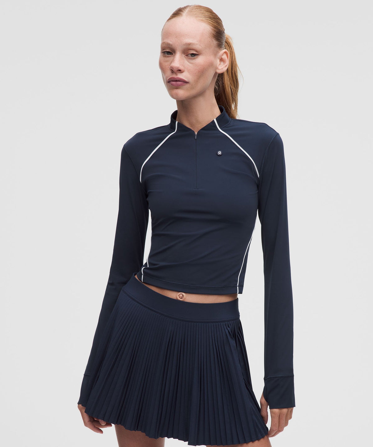 Golf Mockneck Long-Sleeve Shirt