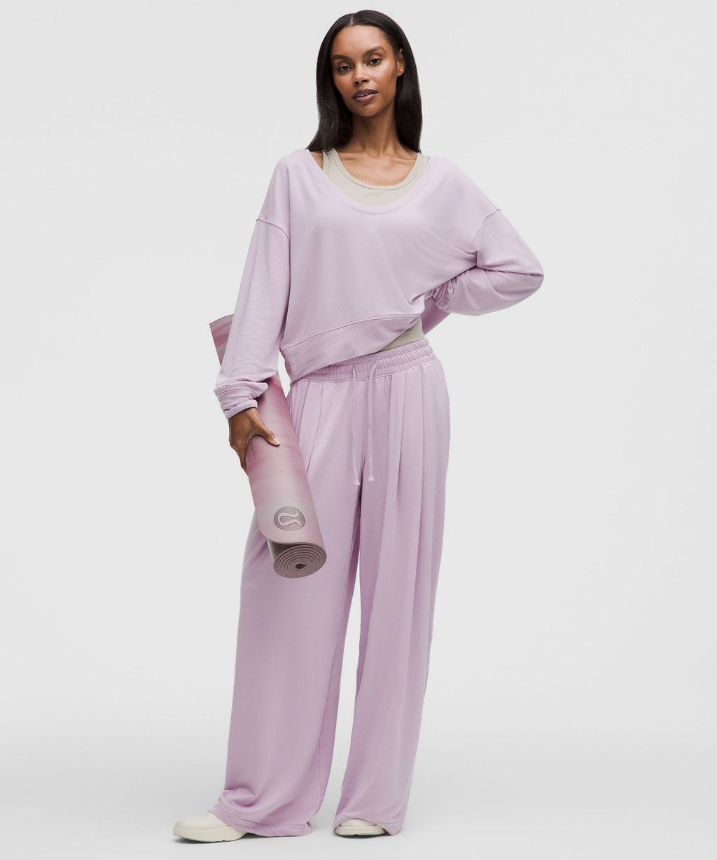 BeCalm Scoop-Neck Pullover