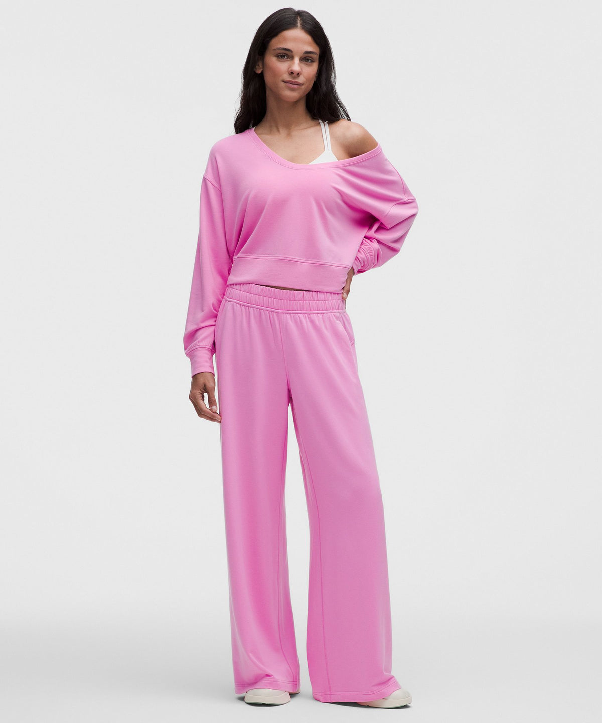 BeCalm Scoop-Neck Pullover