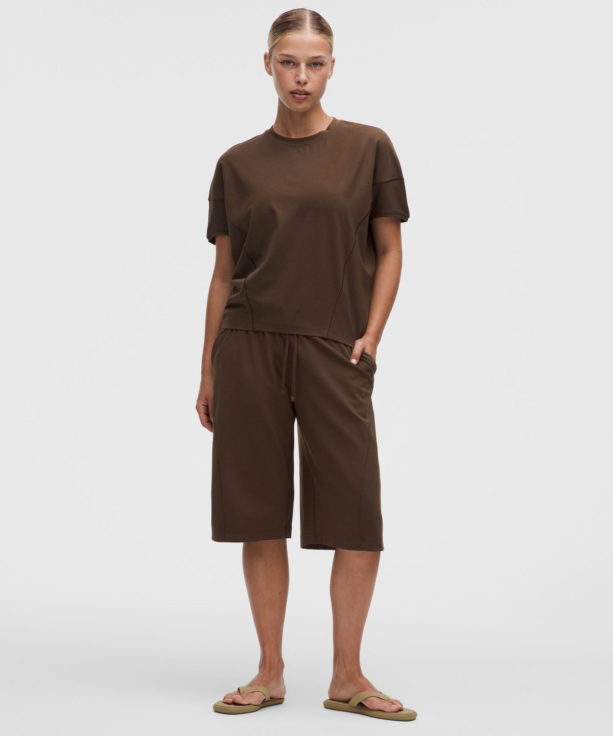 Cotton-Modal-Blend Dolman Tee