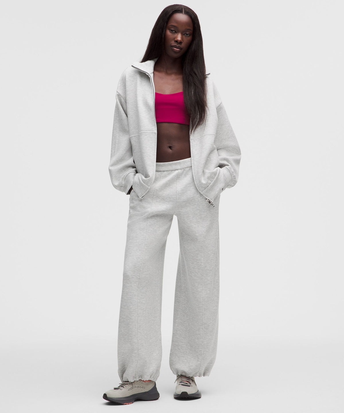 Smooth Spacer Oversized Full Zip