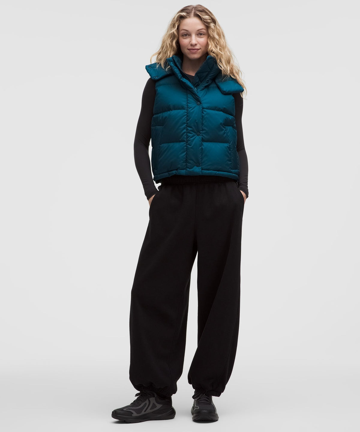 Wunder Puff 600-Down-Fill Cropped Vest