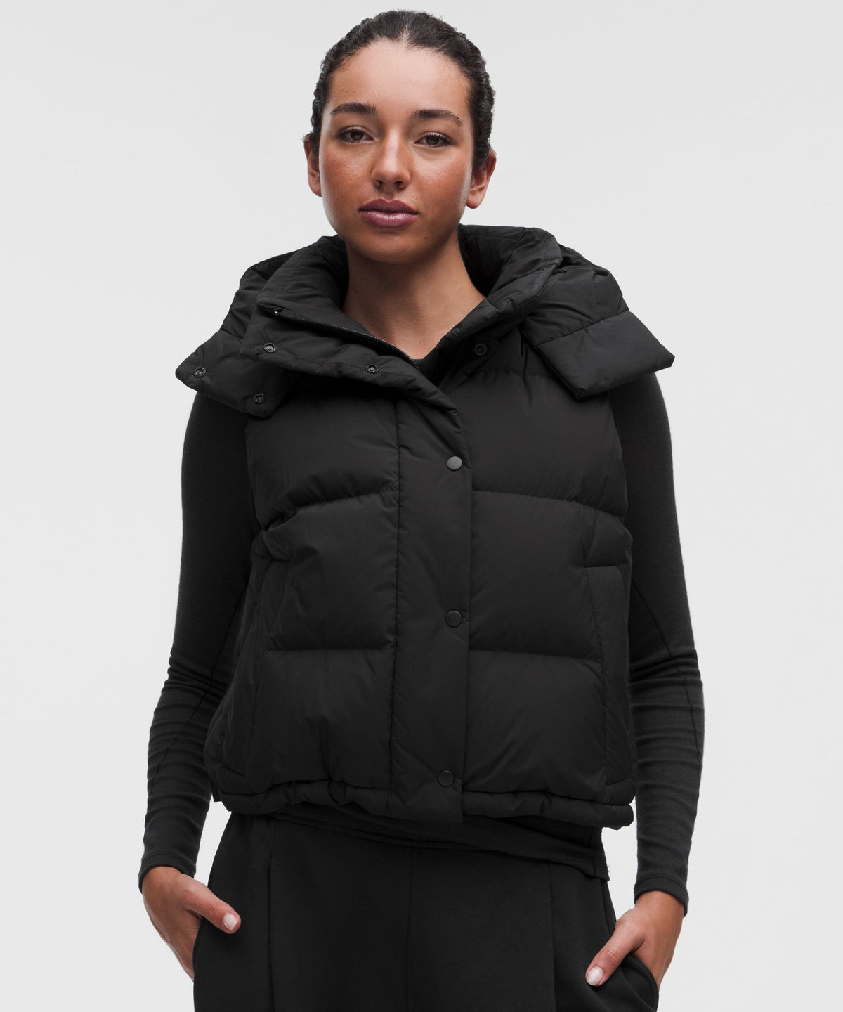 Wunder Puff 600-Down-Fill Cropped Vest