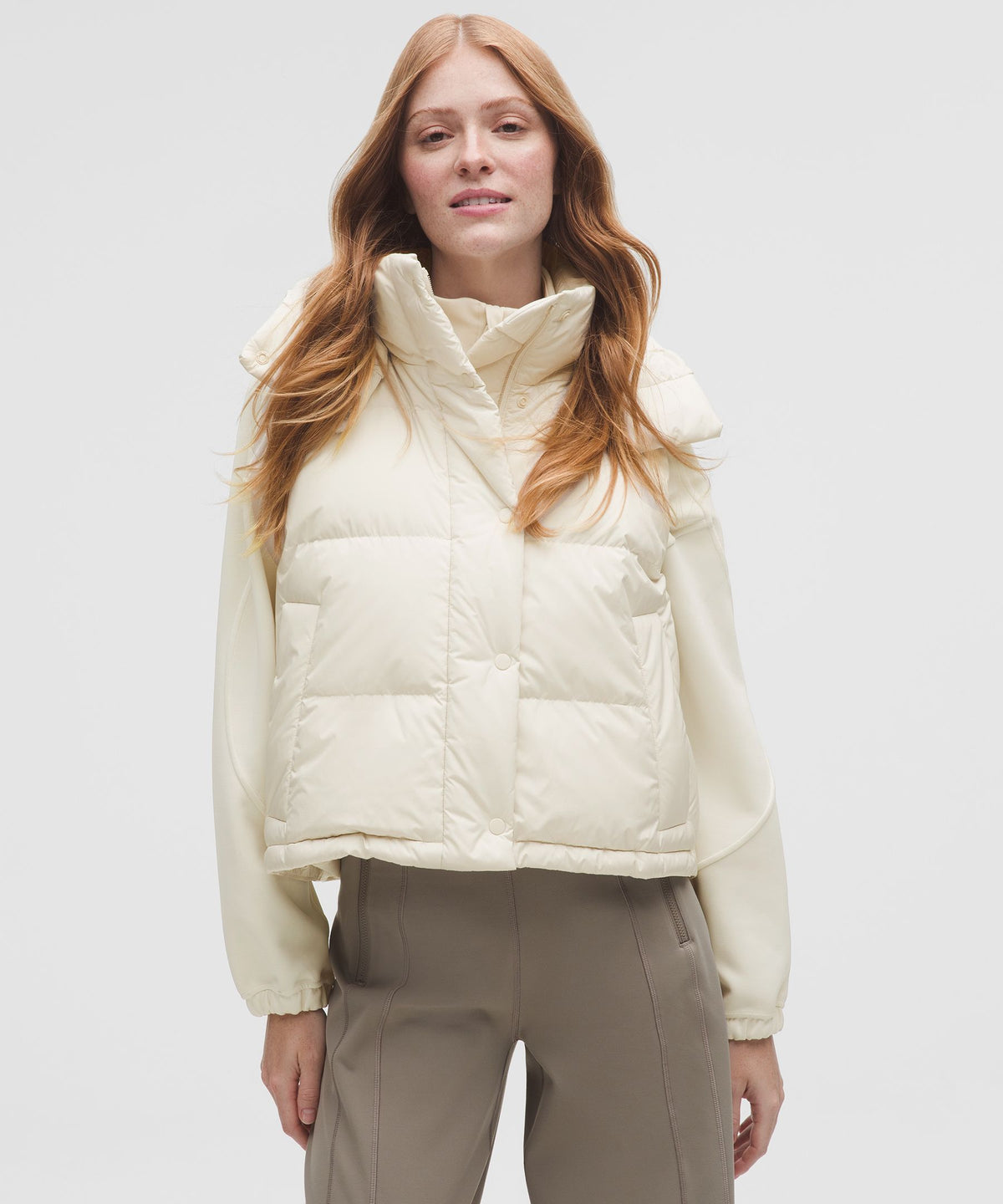 Wunder Puff 600-Down-Fill Cropped Vest