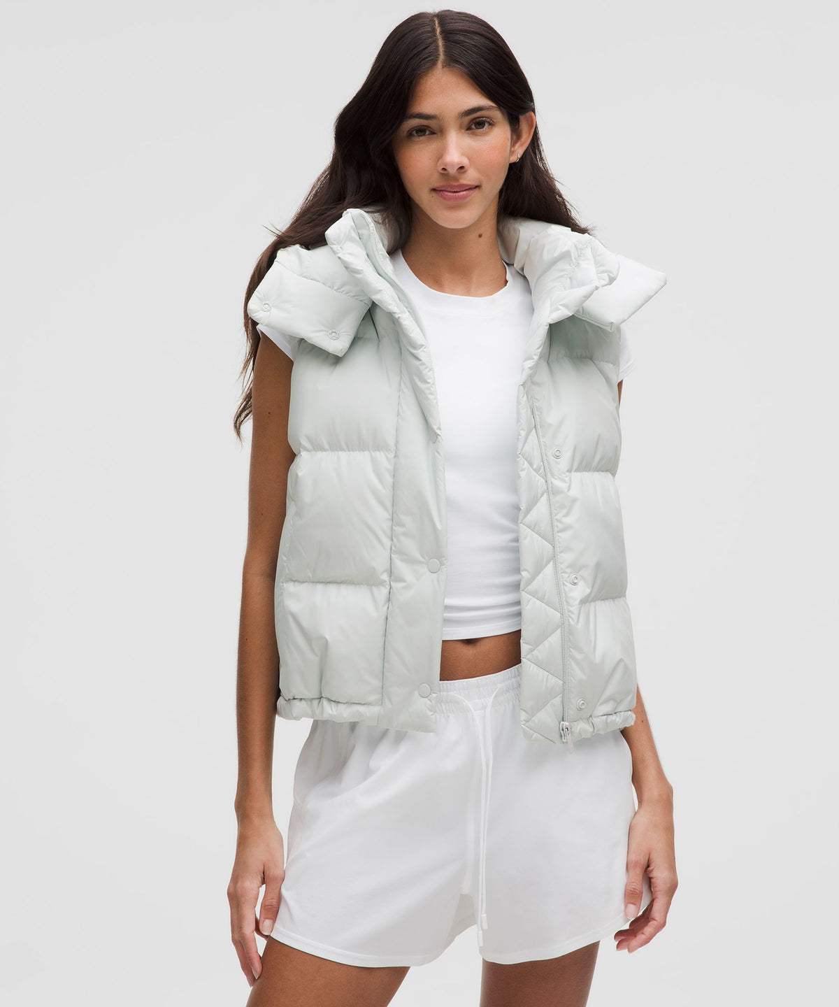 Wunder Puff 600-Down-Fill Cropped Vest