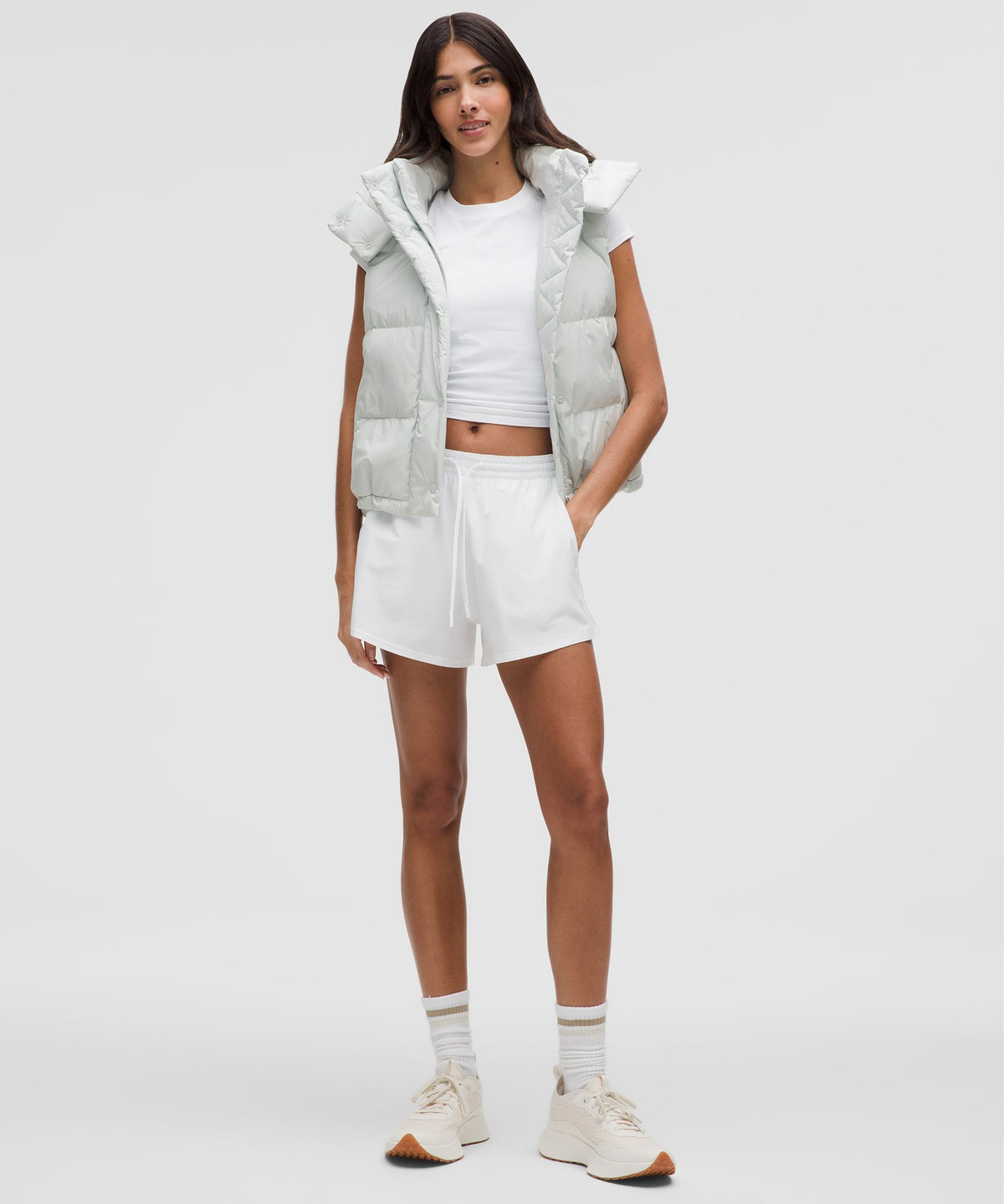 Wunder Puff 600-Down-Fill Cropped Vest