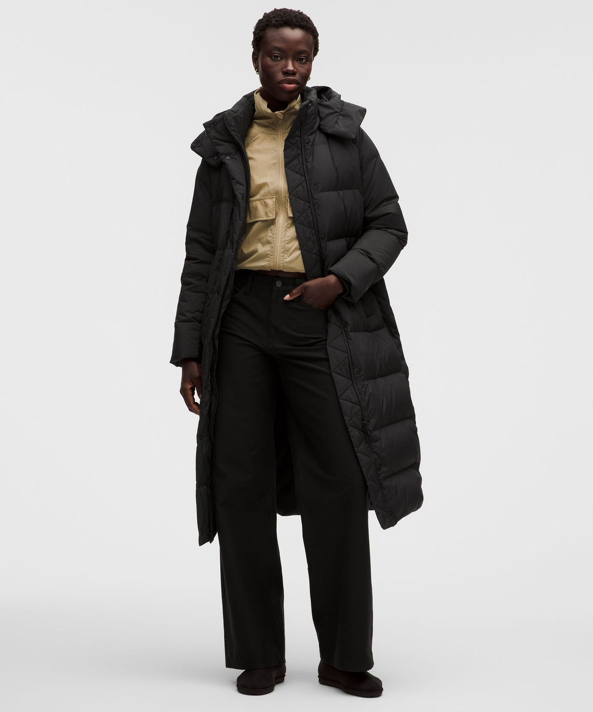 Women's Wunder Puff 600-Down-Fill Long Jacket