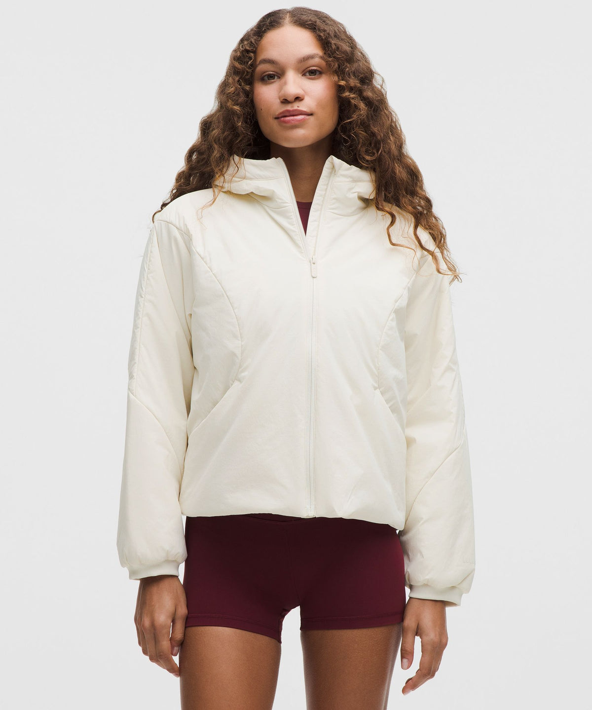 Water-Resistant Insulated Hooded Jacket