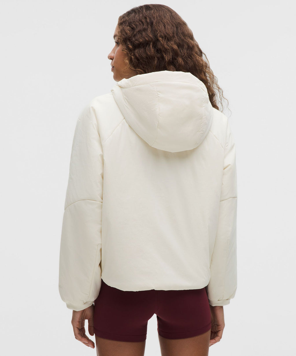 Water-Resistant Insulated Hooded Jacket