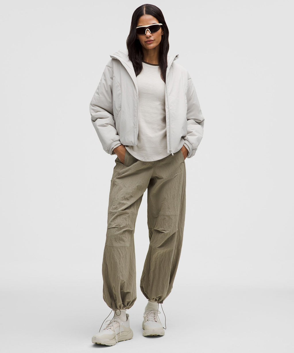 Water-Resistant Insulated Hooded Jacket