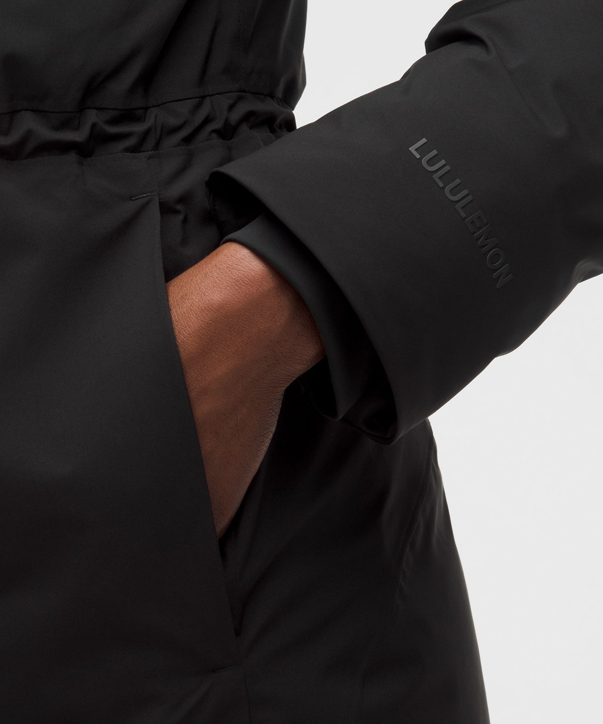 Waterproof Insulated Cinch-Waist Parka