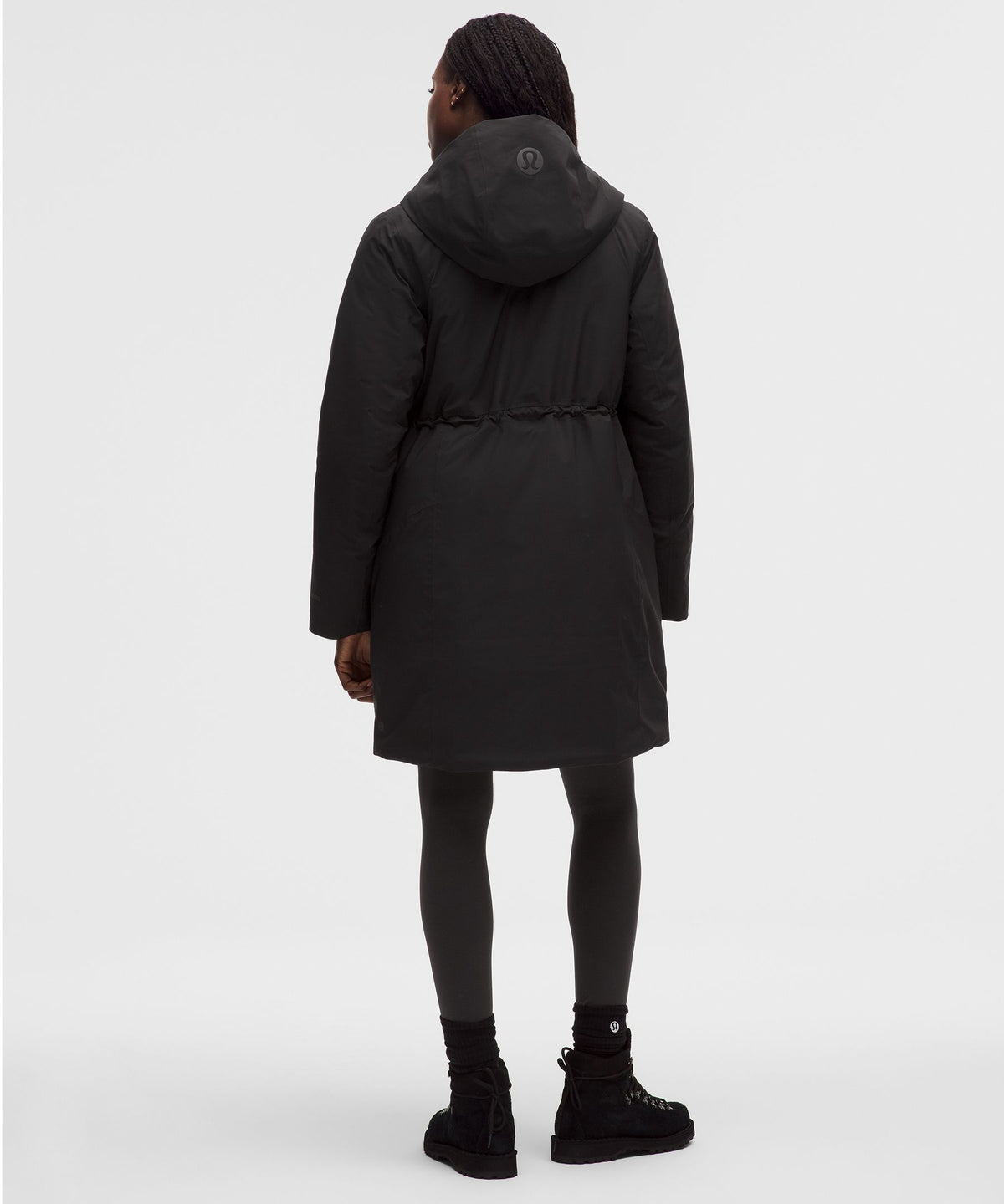 Waterproof Insulated Cinch-Waist Parka