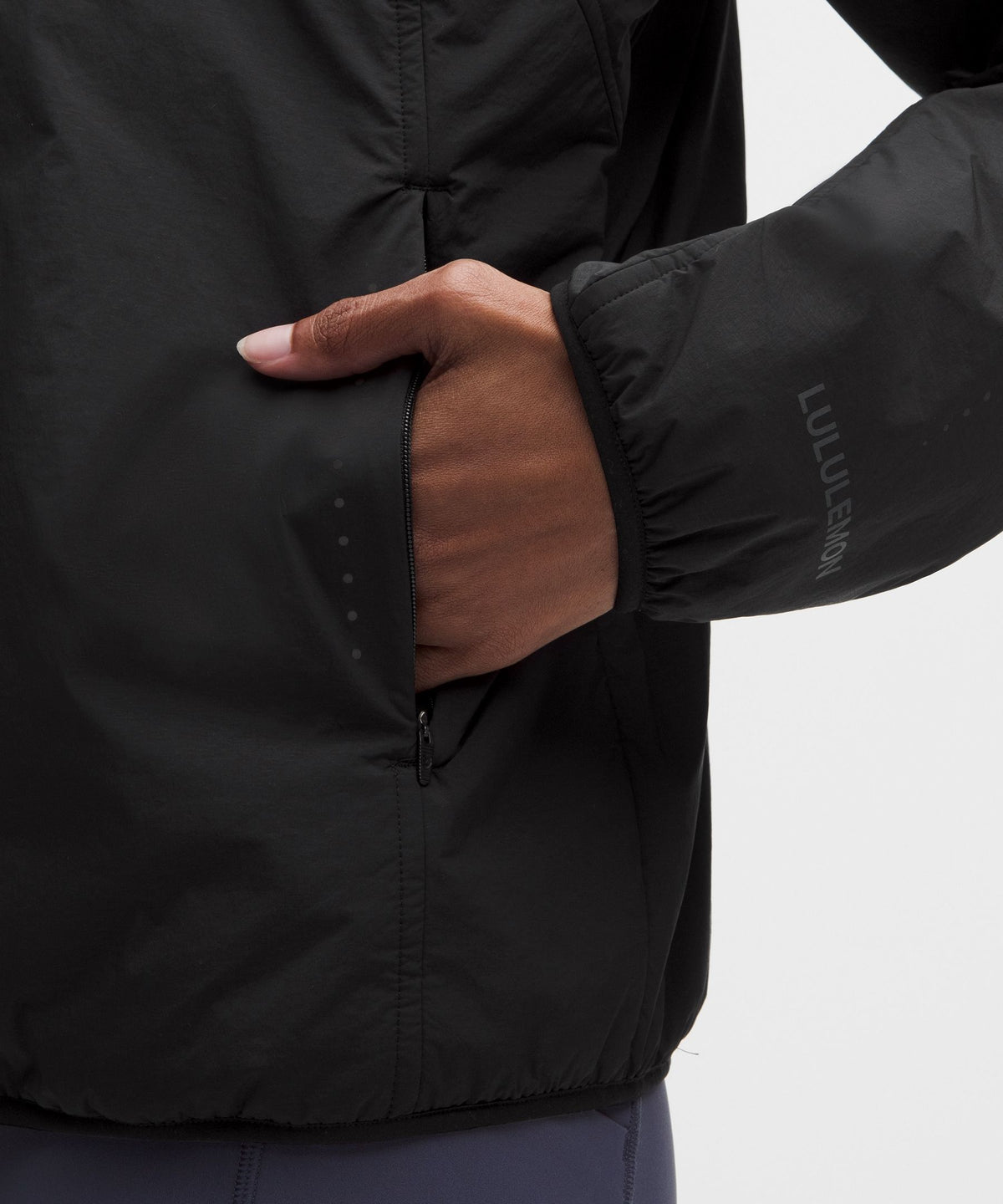 Insulated Back-Vent Running Jacket