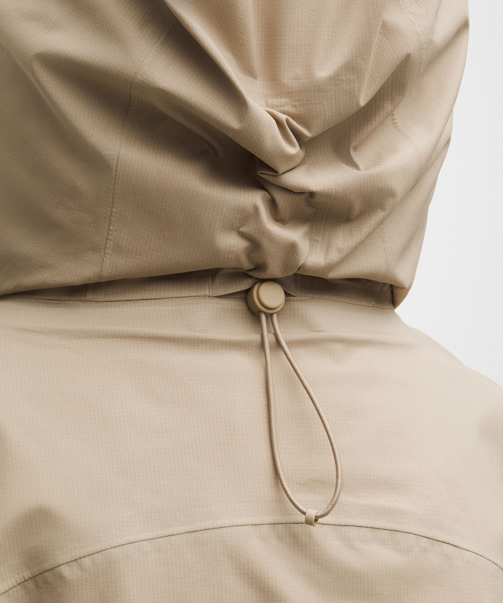Lightweight Cinch-Waist Rain Coat