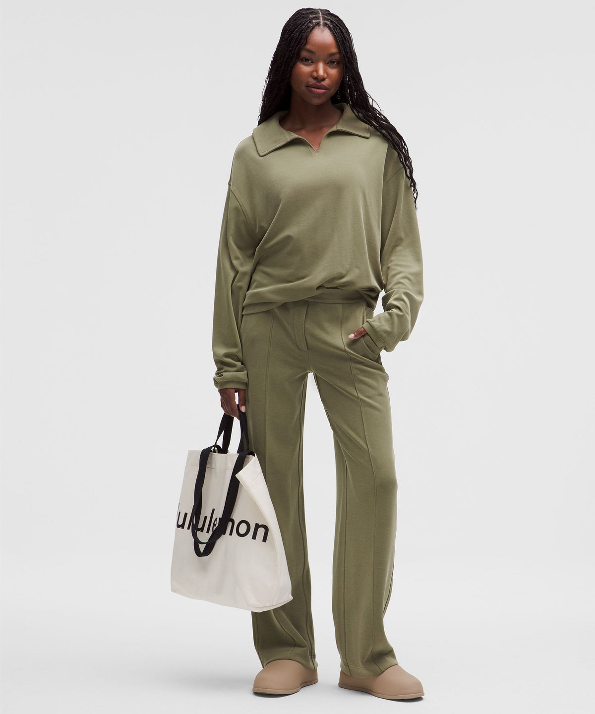 Softstreme Pintuck Mid-Rise PantRegular