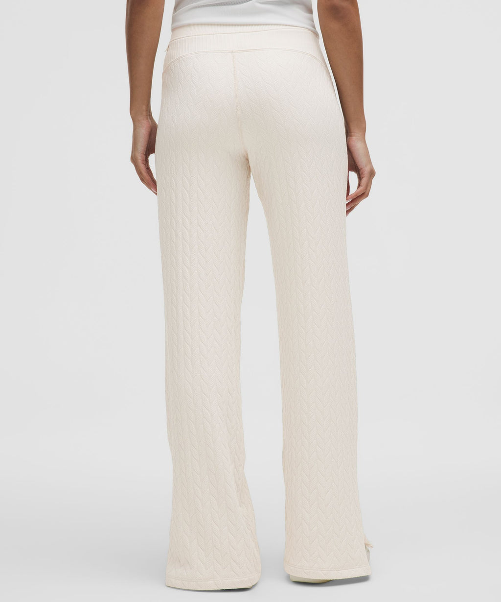 Engineered Warmth Cable-Knit Pant