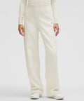 Stretch Knit Straight-Leg Pull-On Pant