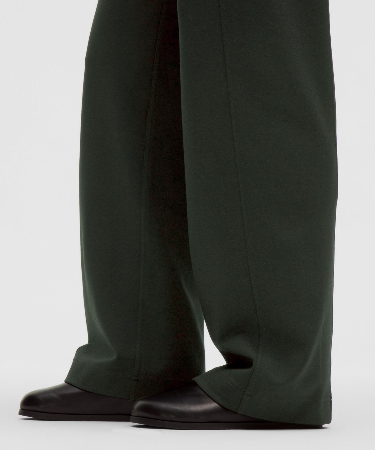 Stretch Knit Straight-Leg Pull-On Pant