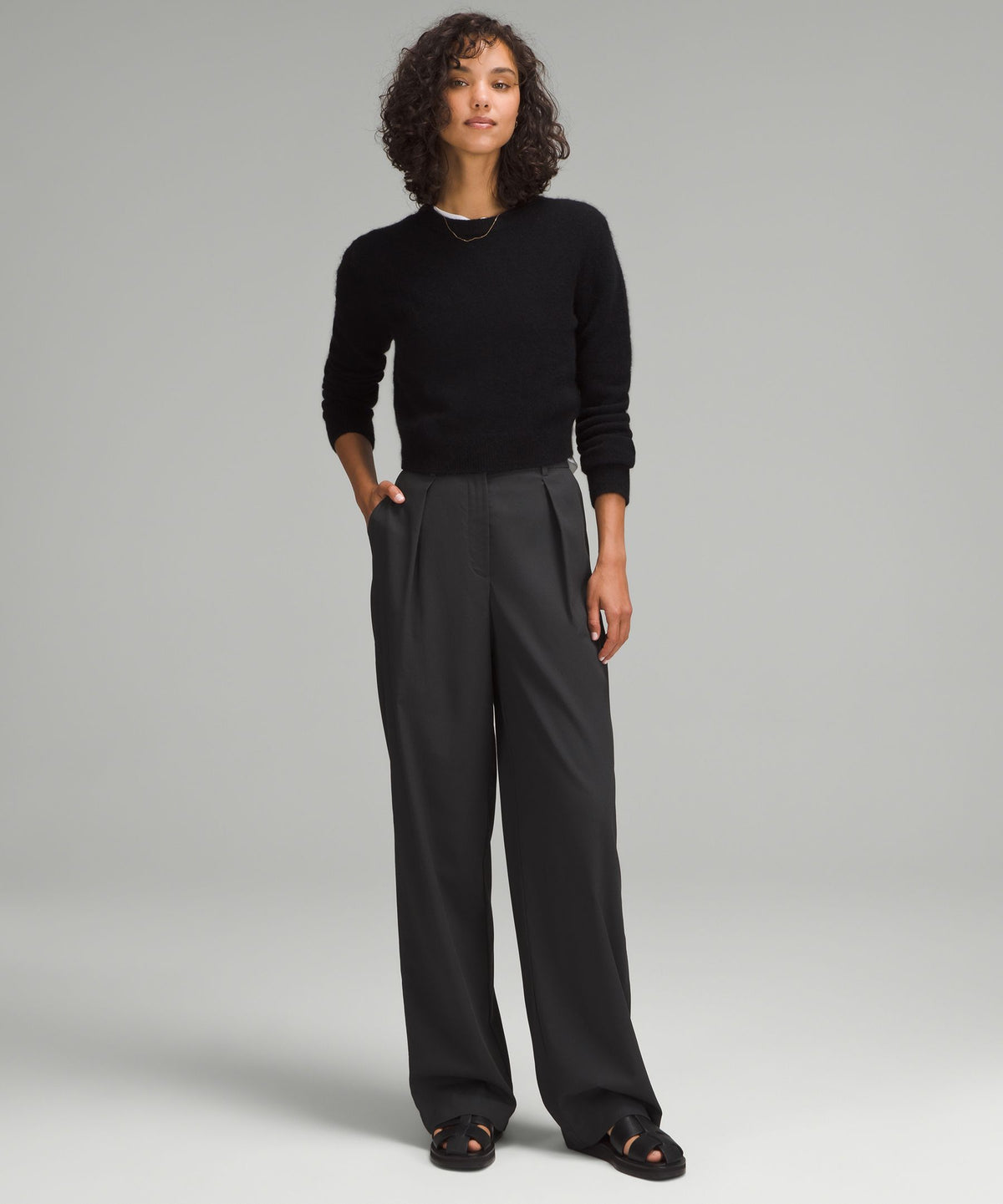 Pleat-Front High-Rise TrouserRegular