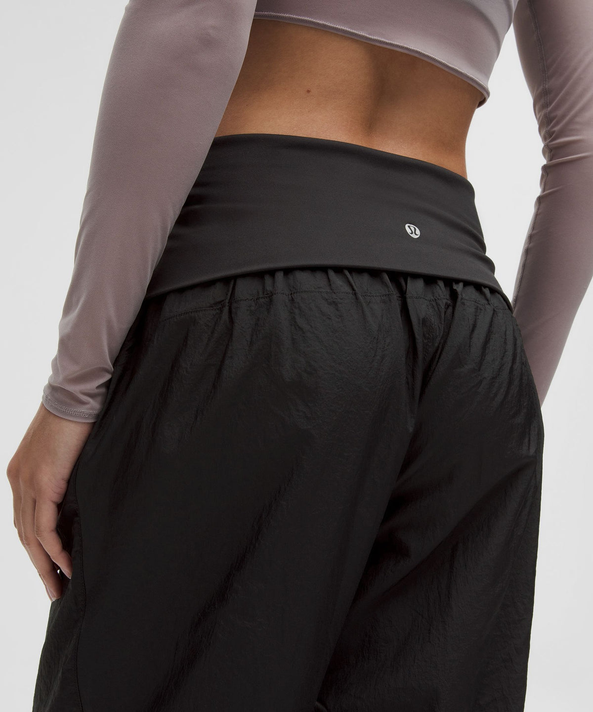 Lightweight Foldover-Waist Jogger