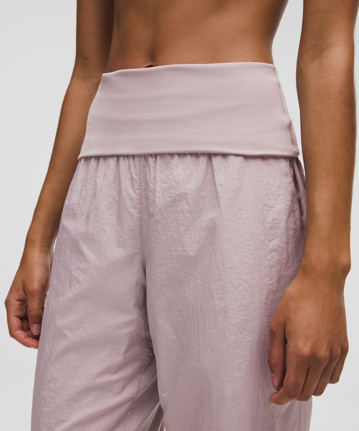 Lightweight Foldover-Waist Jogger