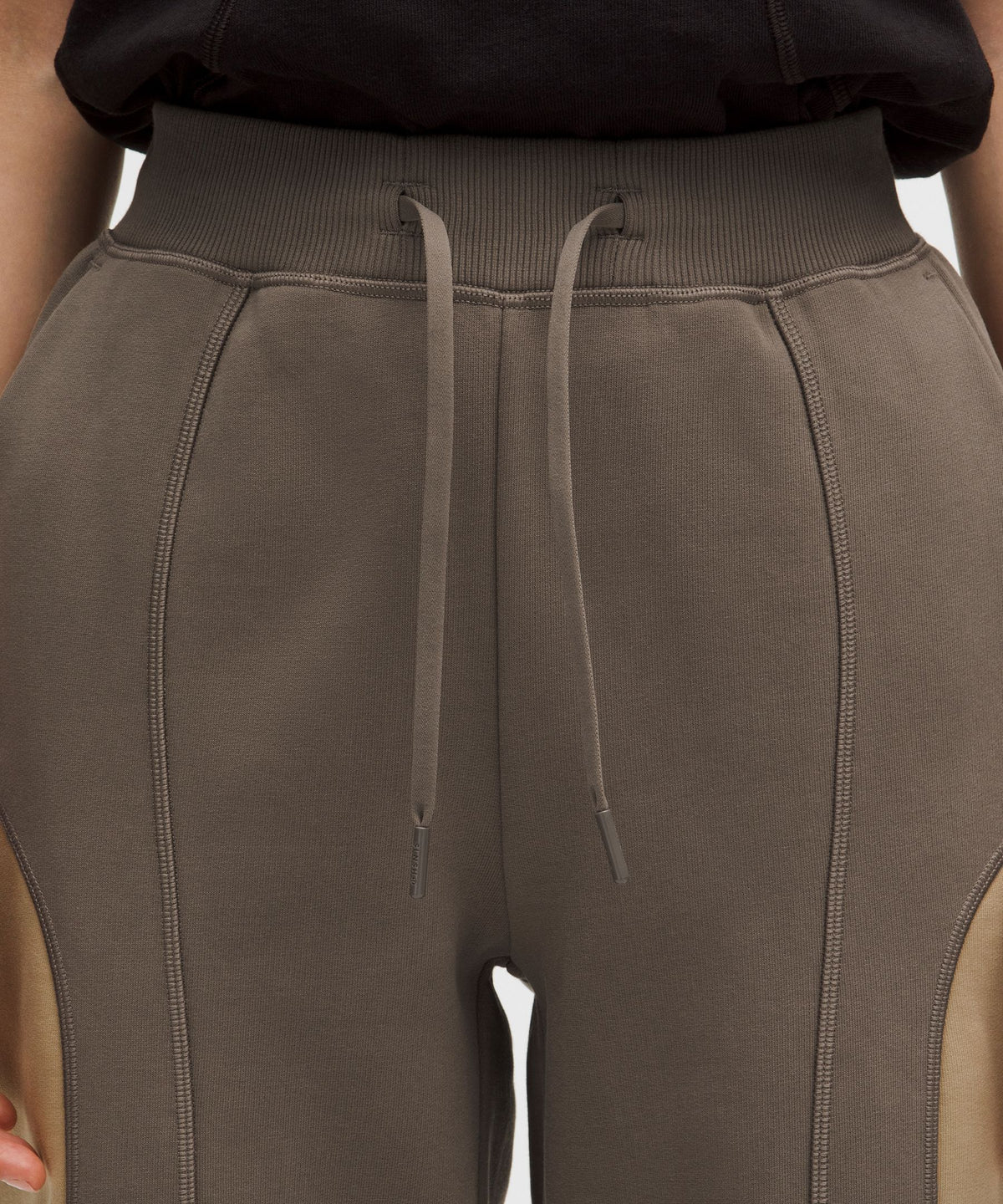 Cotton Fleece Mid-Rise Straight-Leg PantSLNSH Collection