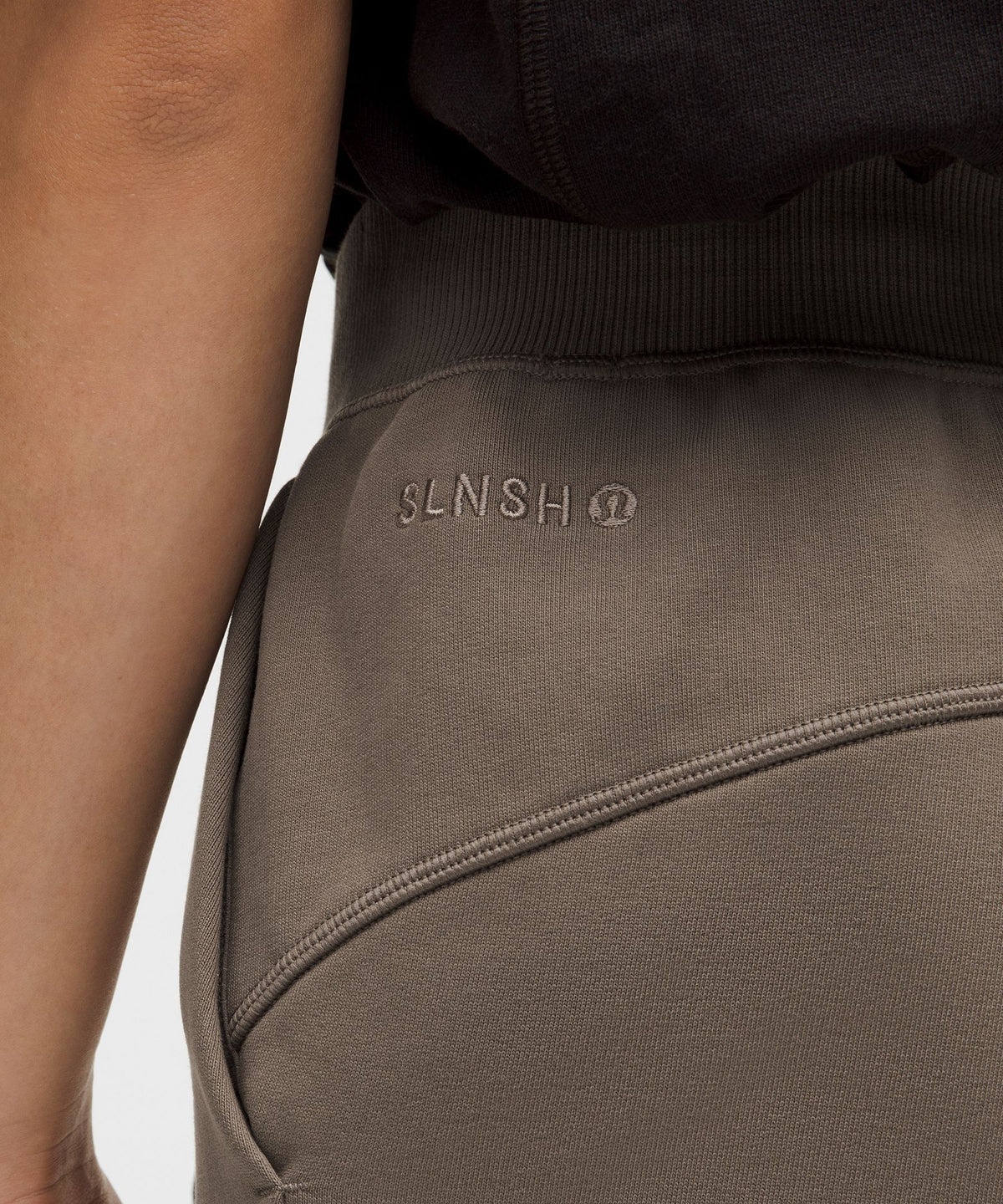 Cotton Fleece Mid-Rise Straight-Leg PantSLNSH Collection
