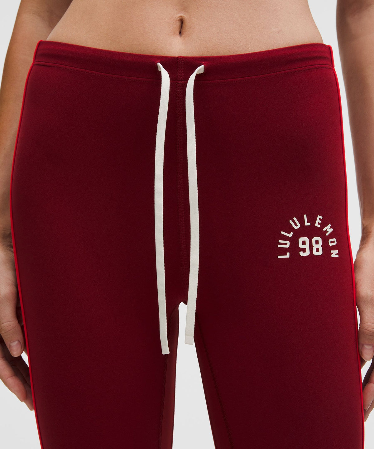 Nulu Sporty Trim Mid-Rise Flared Pant