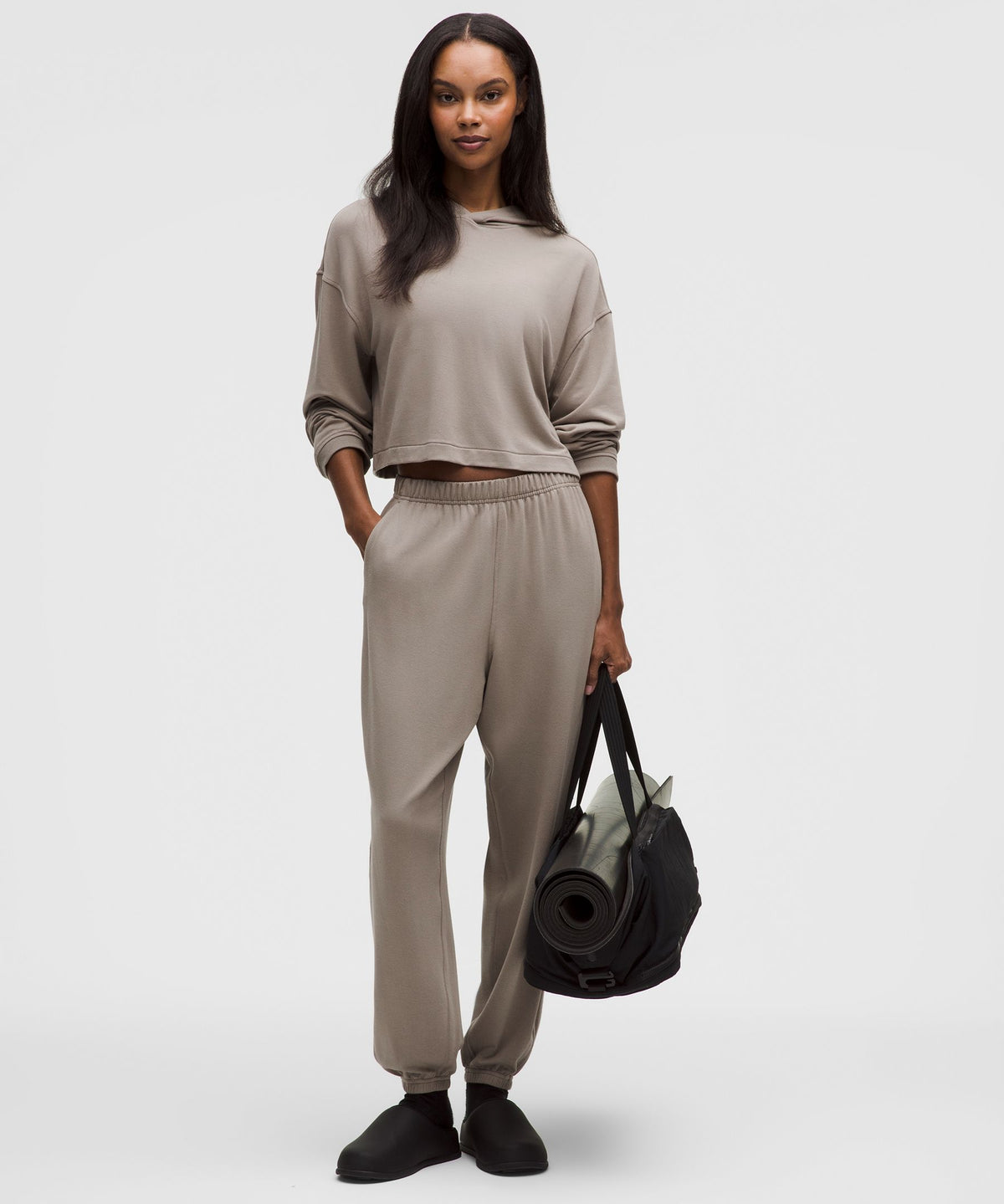 BeCalm Oversized Mid-Rise Pant
