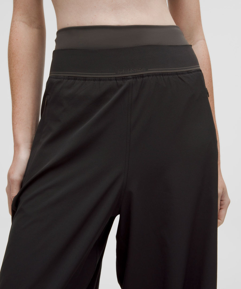 Swift High-Rise Wide-Leg PantLogo Waistband