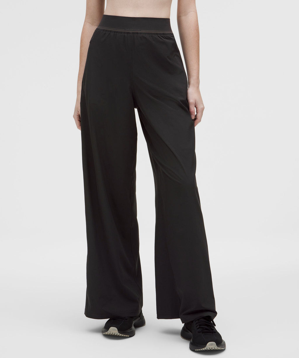 Swift High-Rise Wide-Leg PantLogo Waistband