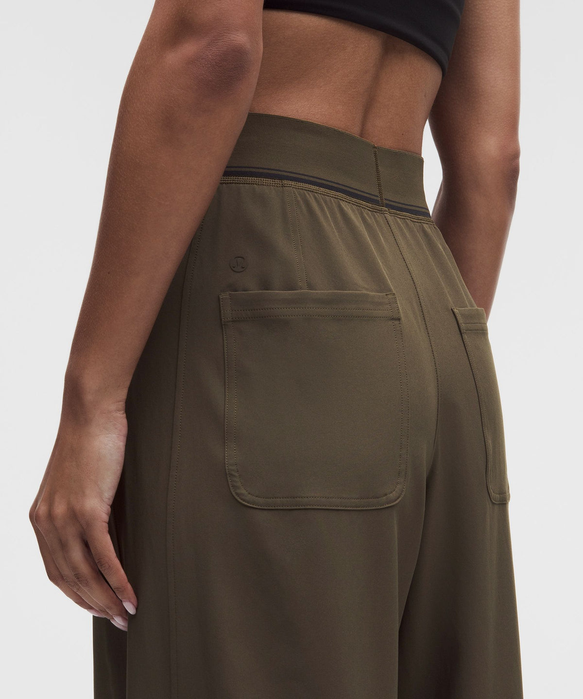 Swift High-Rise Wide-Leg PantLogo Waistband