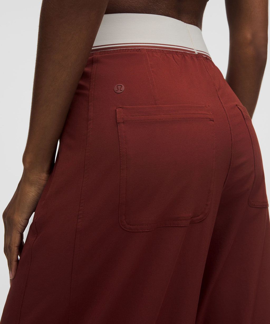 Swift High-Rise Wide-Leg PantLogo Waistband