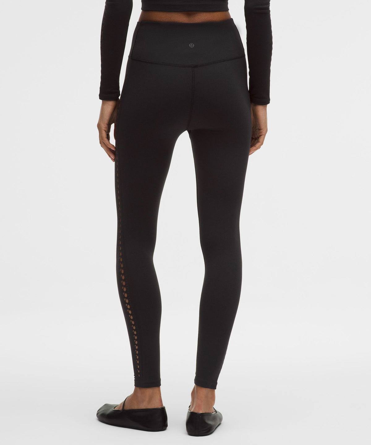 RevealKnit Eyelet High-Rise Tight7/8 Length