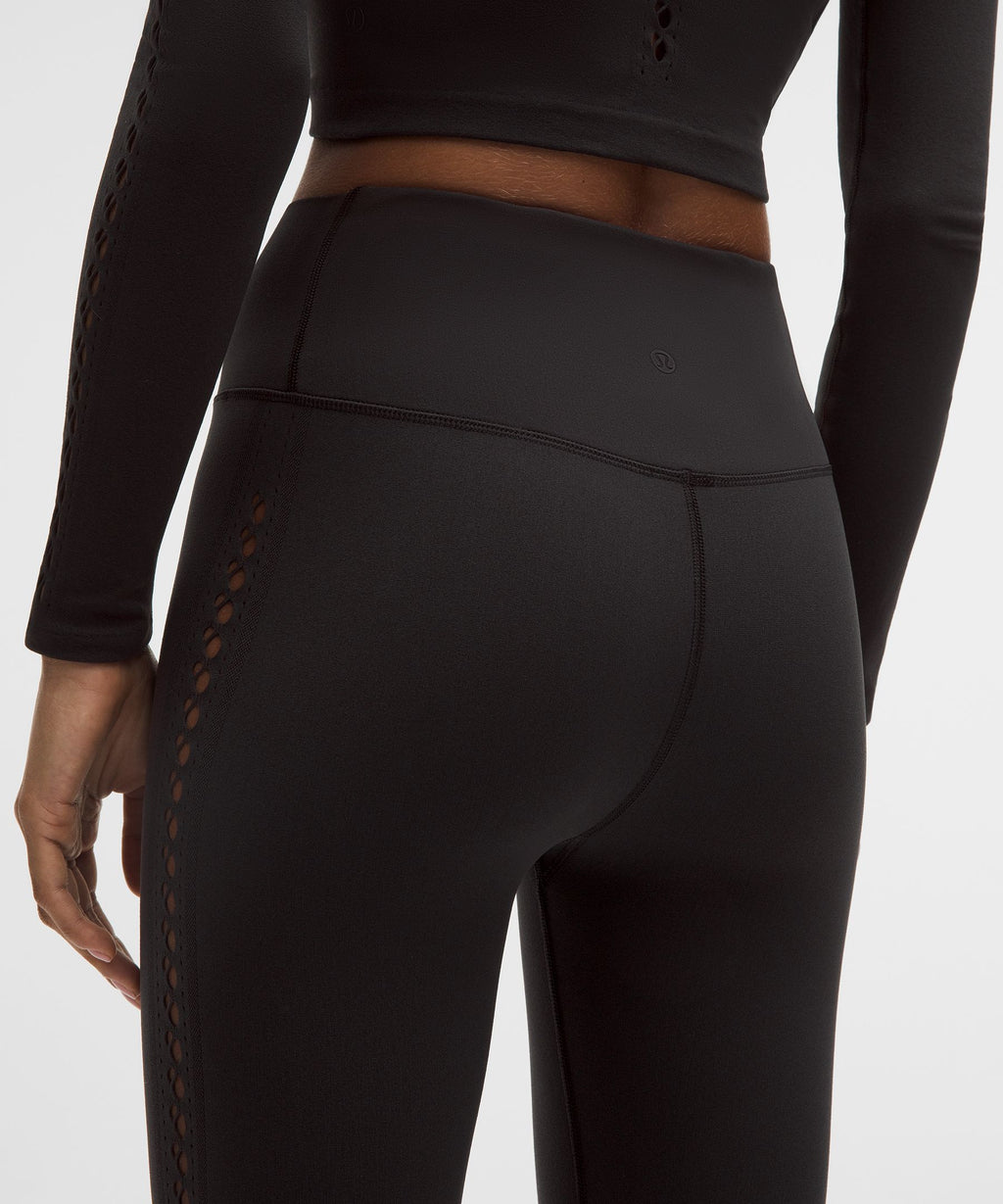 RevealKnit Eyelet High-Rise Tight7/8 Length